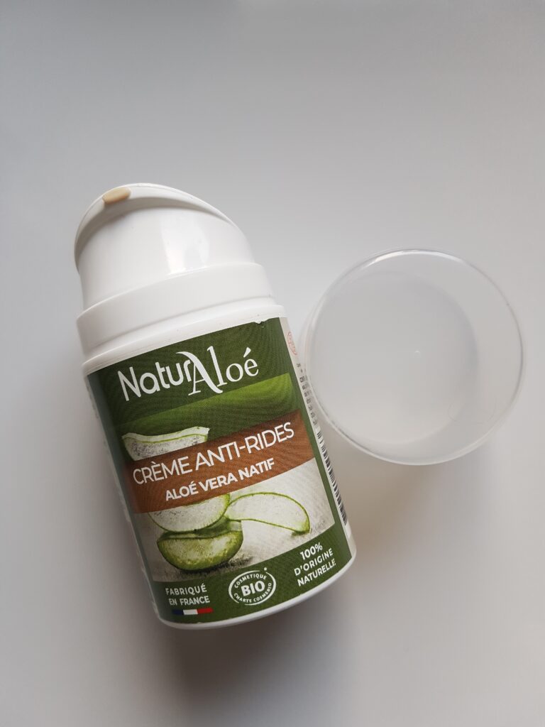 Crème anti-rides aloe vera natif